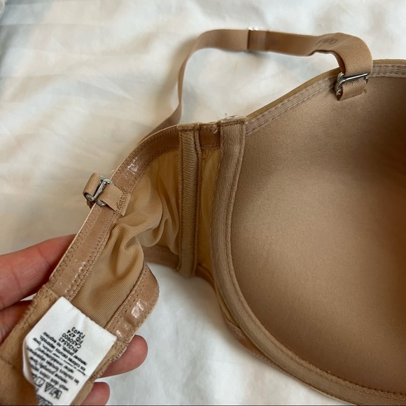 Calvin Klein Lightly Padded Nude Bra, Removable Straps, 34DD - Picture 6 of 6